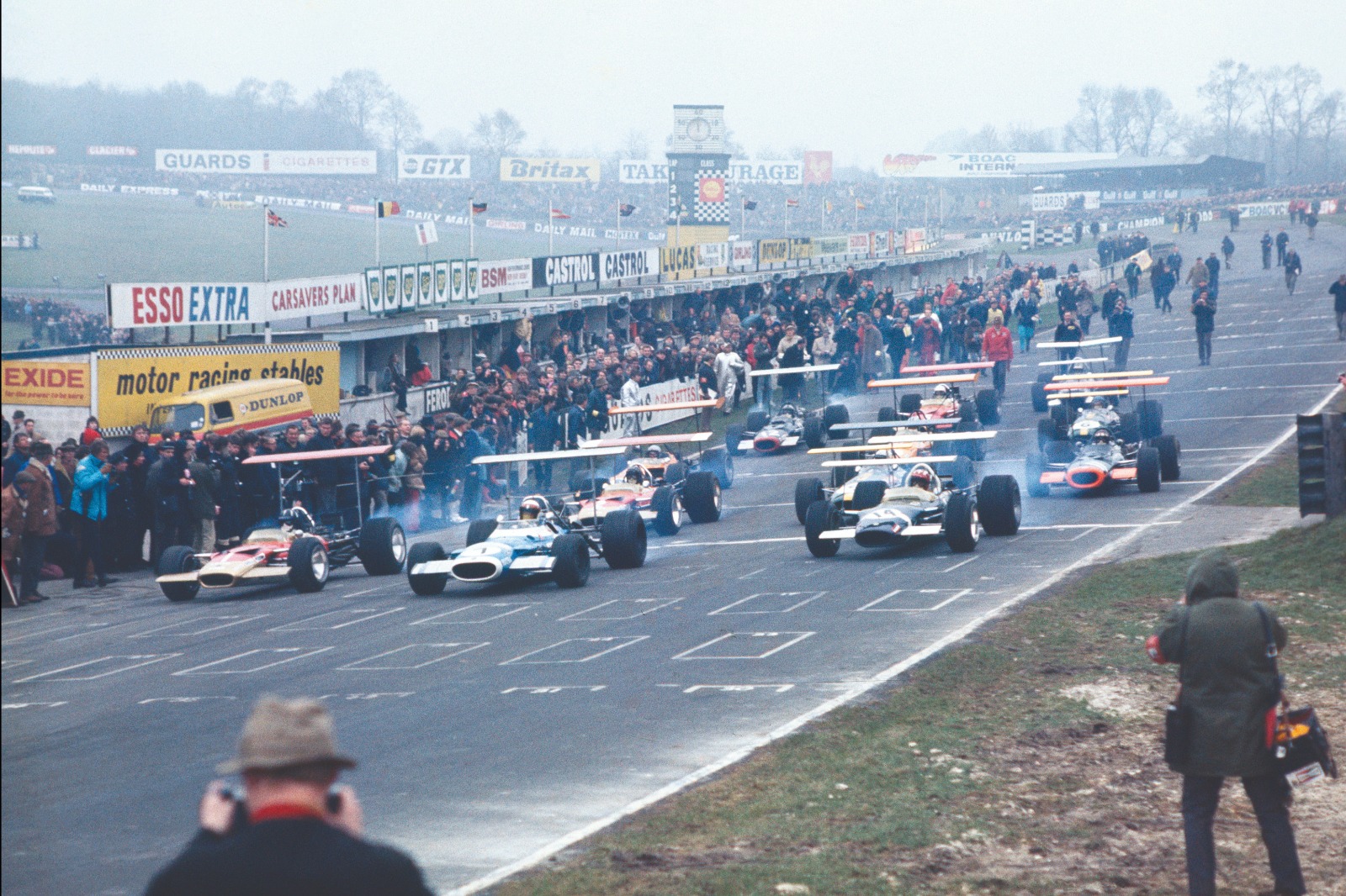 Victory in the Race of Champions at Brands Hatch in 1969 was part of Stewart’s win tally on his way to becoming ‘Motor Racing Sportsman of the Year’