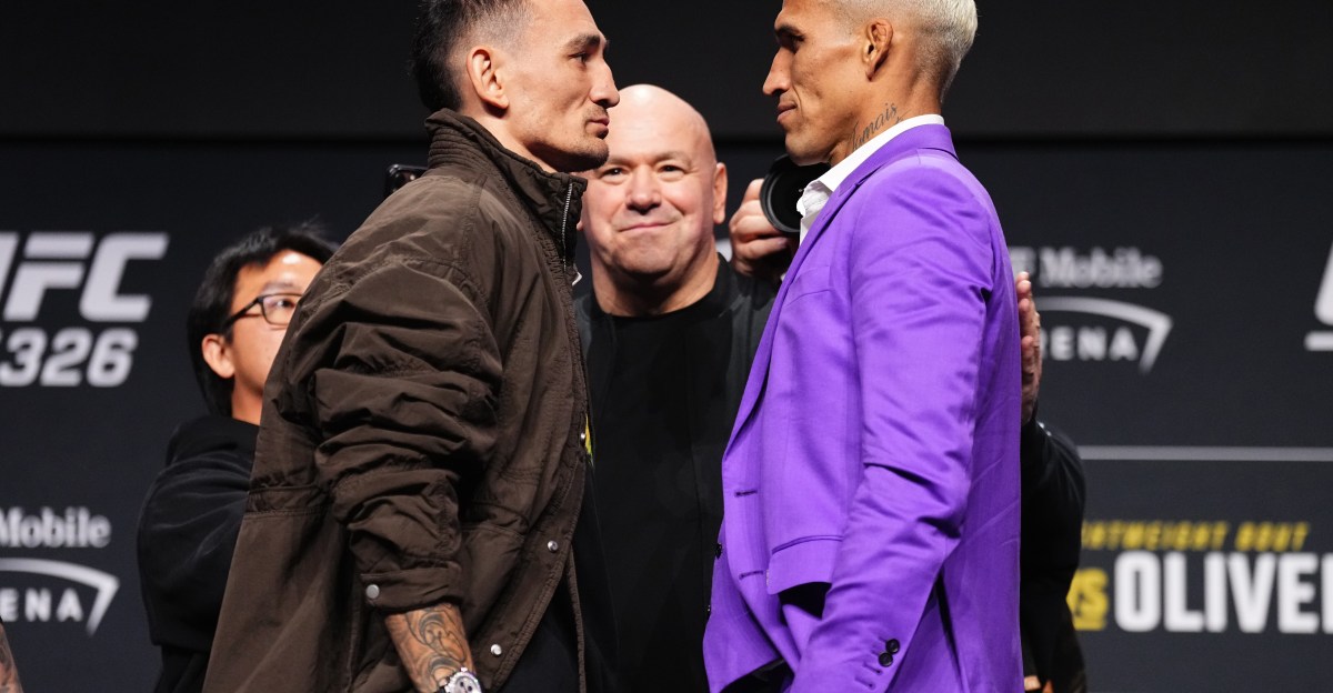 UFC 326 press conference staredowns: Holloway vs. Oliveira