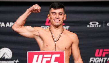 UFC Vegas 114 weigh-in results: Josh Emmett, Kevin Vallejos on point for vet vs. prospect main event