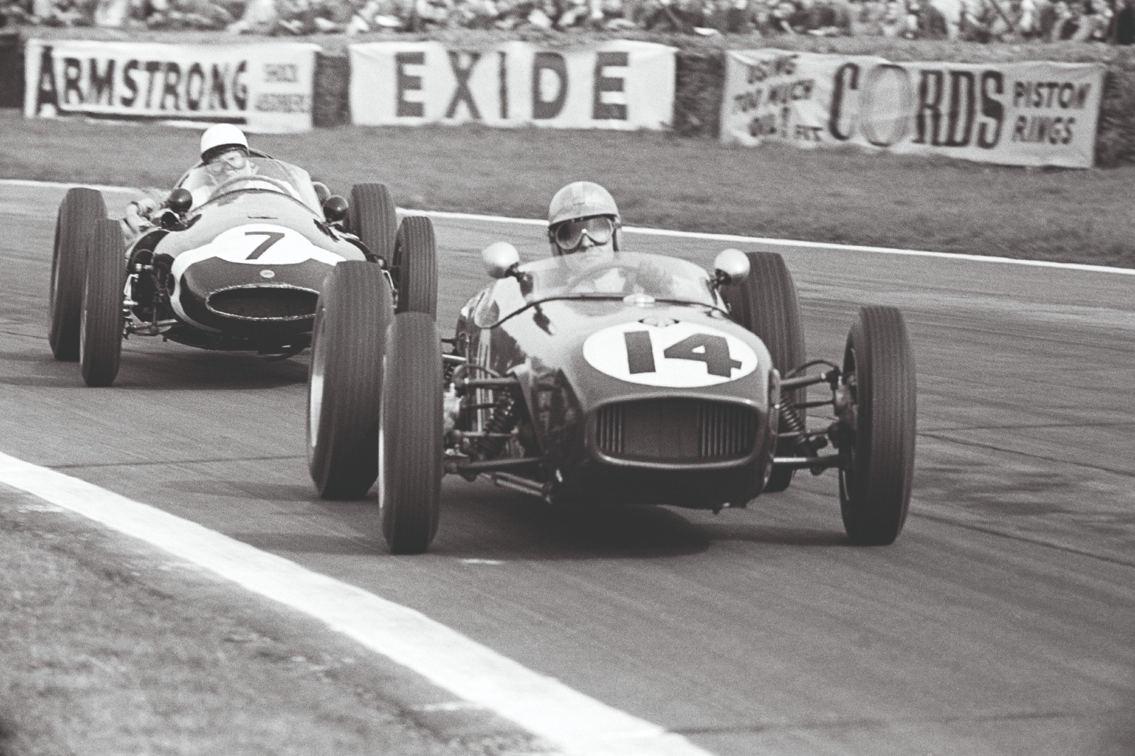 Our 1960 champion Ireland leads Moss in Glover Trophy at Goodwood