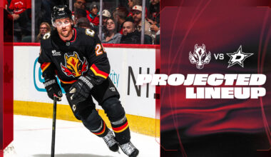Projected Lineup - Flames vs. Stars