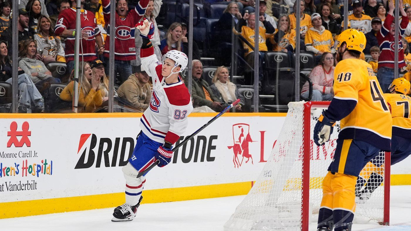 Montreal Canadiens win their 4th straight beating the Predators 4-1