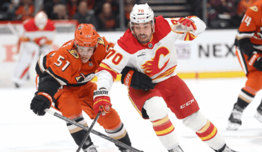 Flames Fall To Ducks In Shootout