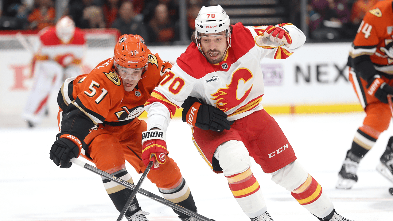Flames Fall To Ducks In Shootout