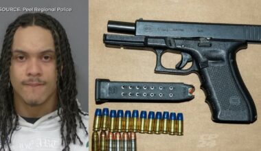 Brampton teen charged after loaded handgun seized – CP24