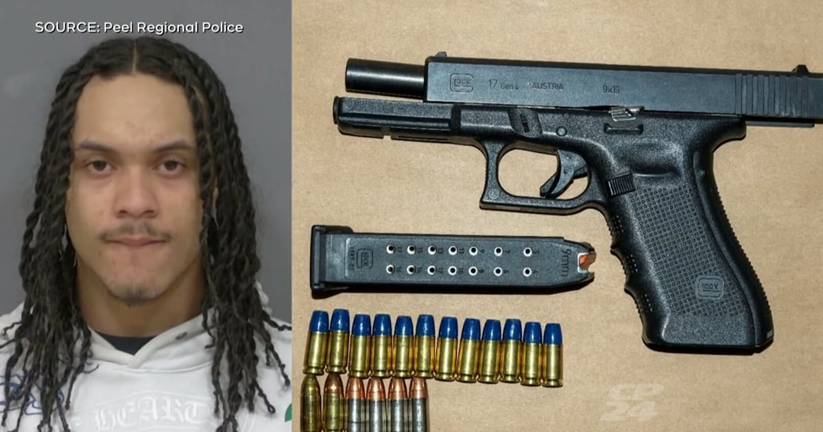 Brampton teen charged after loaded handgun seized – CP24
