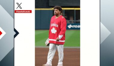 CanadIan baseball team sports Hockey Canada jerseys ahead of QF game vs. USA – TSN