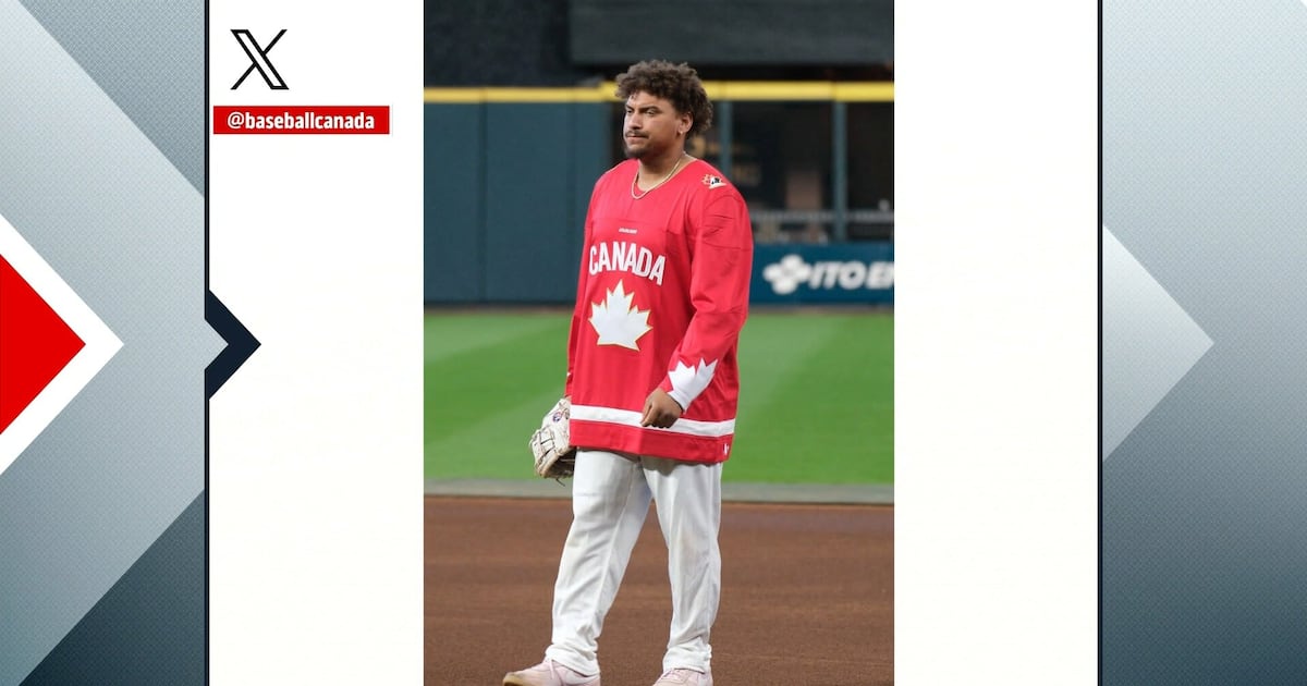 CanadIan baseball team sports Hockey Canada jerseys ahead of QF game vs. USA – TSN