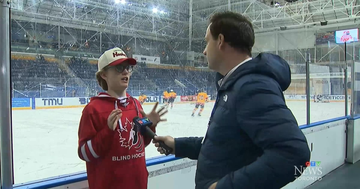 Toronto hosts world’s largest blind hockey tournament at Mattamy Athletic Centre – CP24
