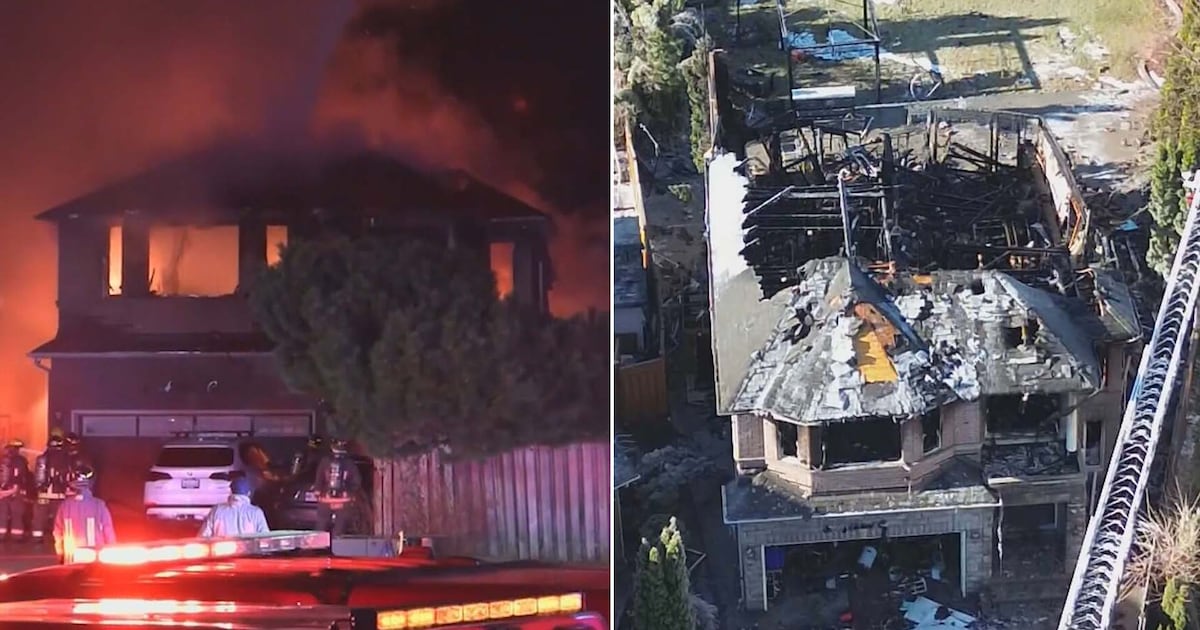 Fire marshal investigating massive blaze at a Mississauga home – CP24
