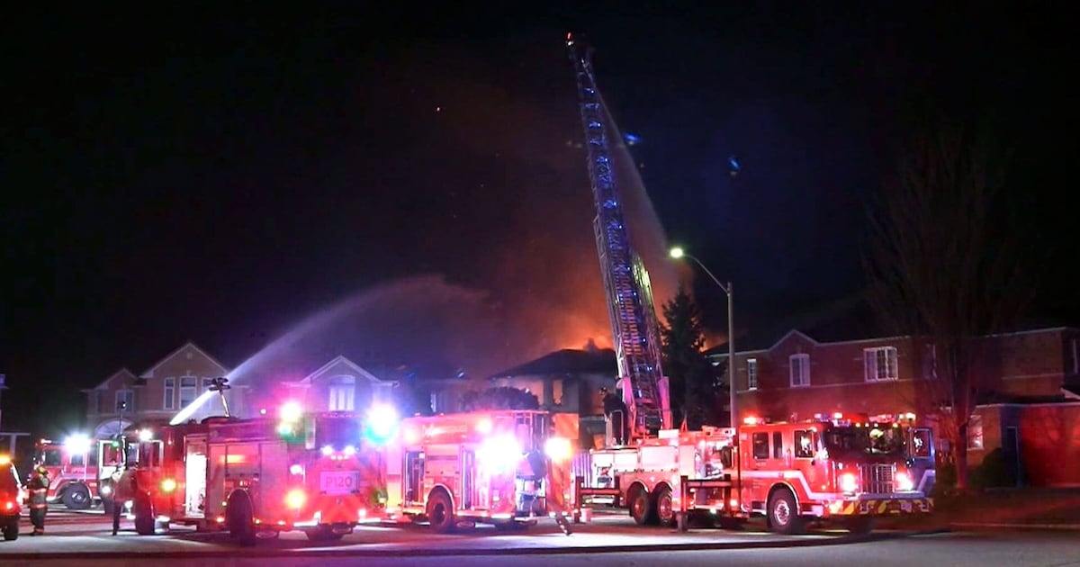 One person found dead after house consumed by fire in Mississauga – CP24
