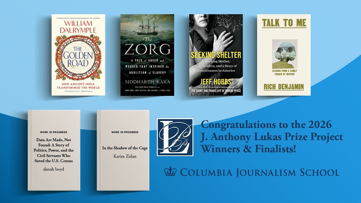 I won the J. Anthony Lukas Prize