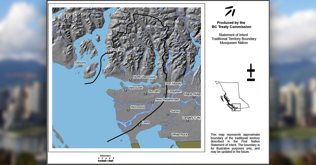 Canada hands control of Vancouver to Musqueam Indian Band