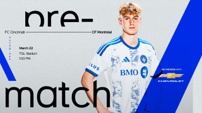 CF Montréal set for Sunday afternoon contest with FC Cincinnati