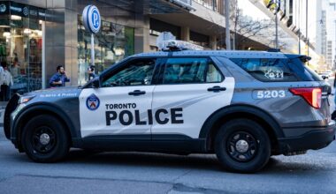 Toronto police officer injured after cruiser allegedly struck by stolen vehicle