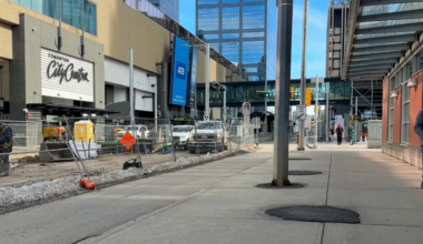 Edmonton bike group raises concern over shared use path during LRT line construction on 102 Ave