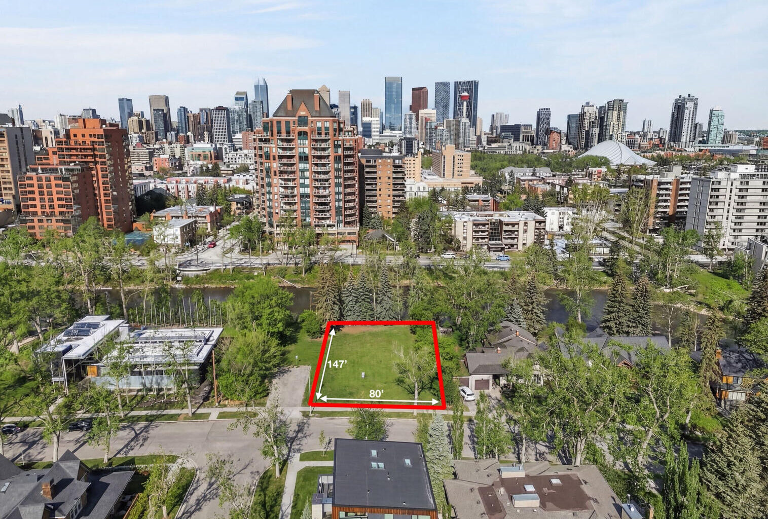 Six Calgary riverfront lots wiped out in 2013 floods up for sale