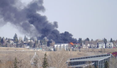 Large fire destroys under construction duplex in SE Calgary