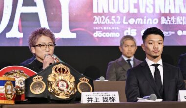 Inoue, Nakatani blockbuster set for May 2 at Tokyo Dome