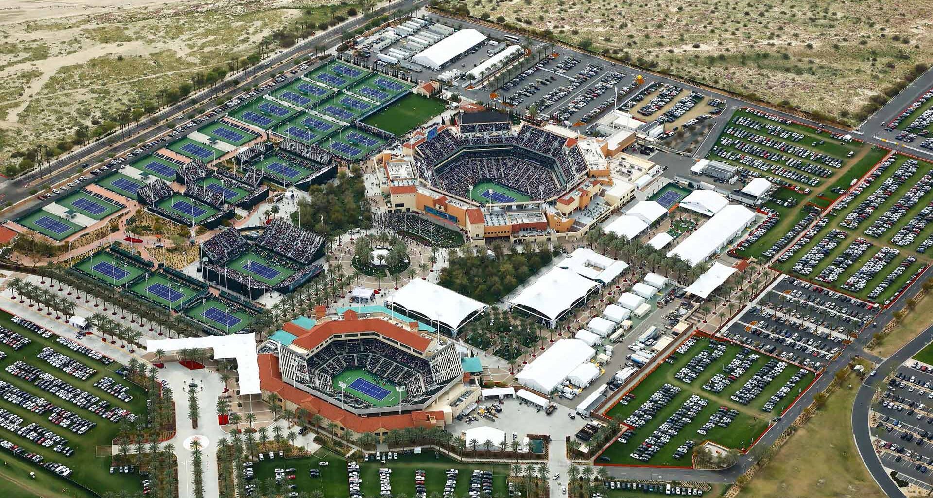 The Indian Wells Tennis Garden is one of the most spectacular settings on the ATP Tour.
