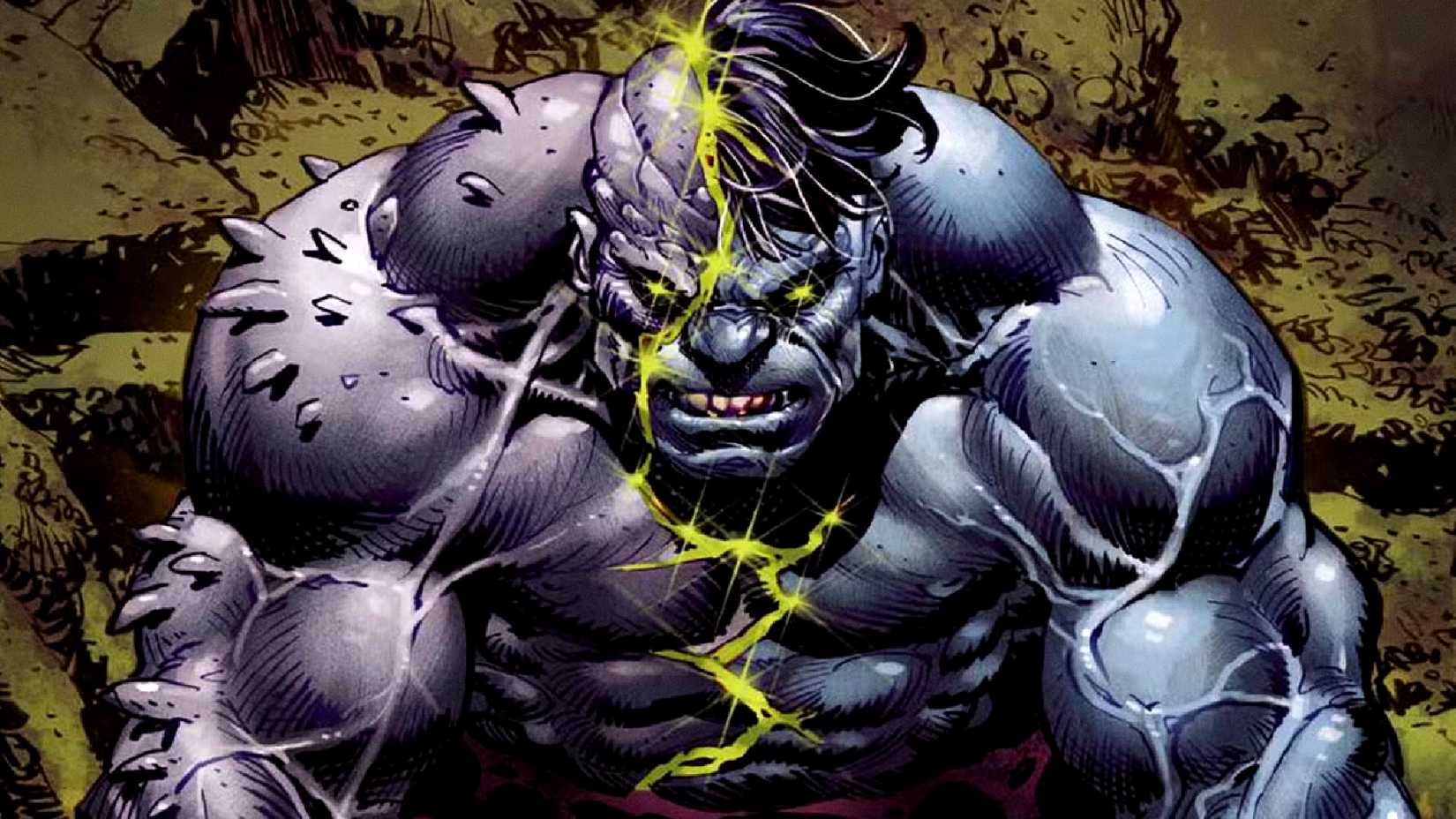 Infernal Hulk shows off his muscles in Marvel Comics