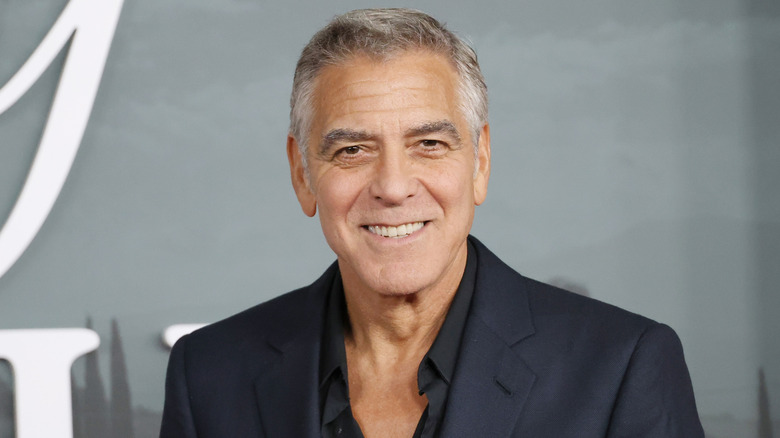 George Clooney smiling