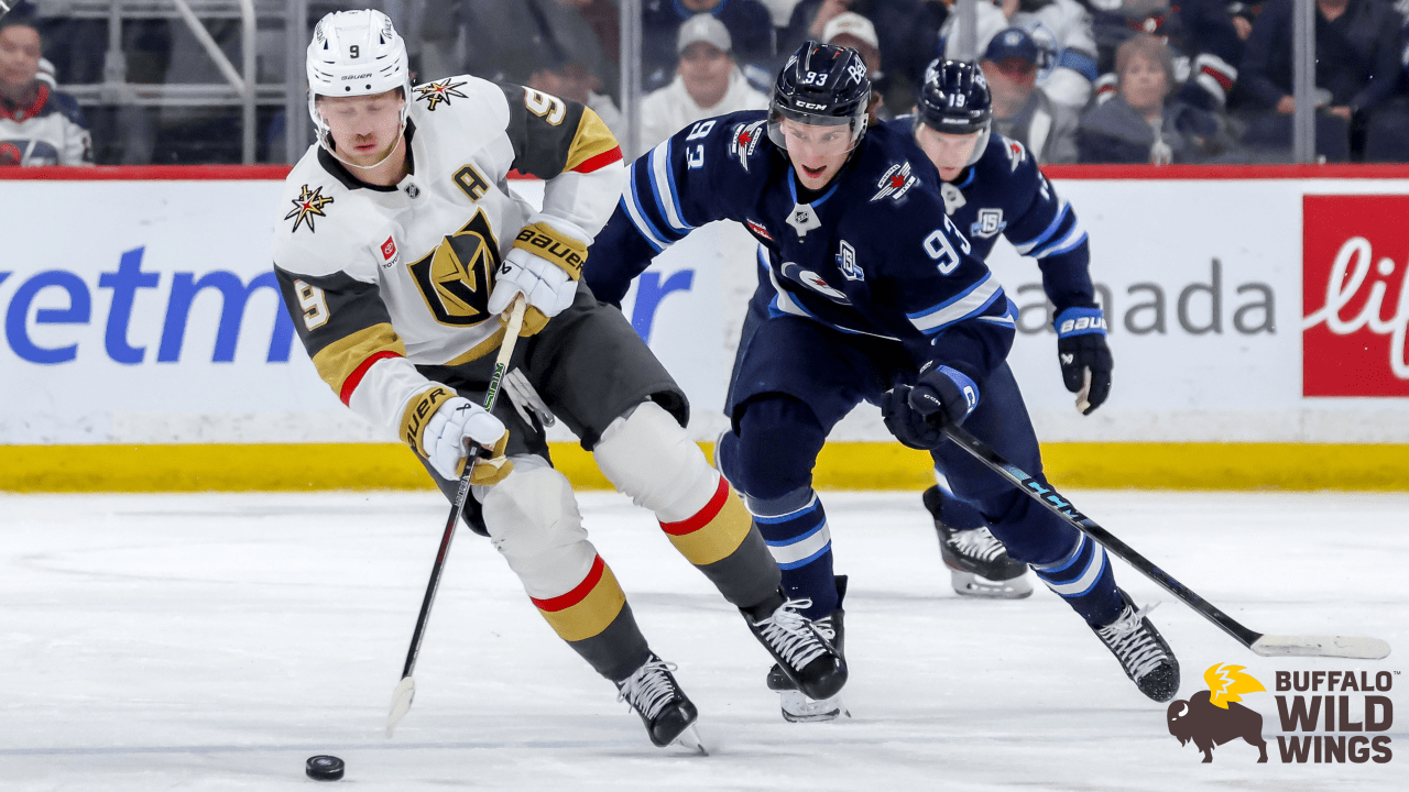 Vegas Falls, 4-1, to Winnipeg in Final Game of Road Trip
