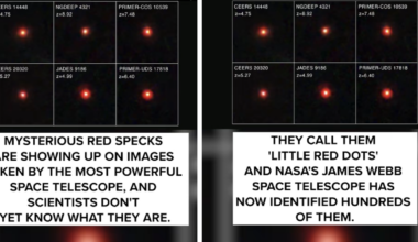 What Are the James Webb Space Telescope Red Dots?