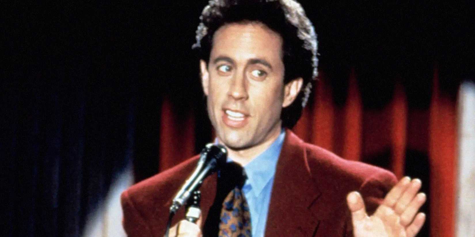 Jerry on stage in Seinfeld