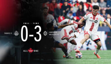 MATCH RECAP | Vancouver Whitecaps FC 3 – 0 Toronto FC