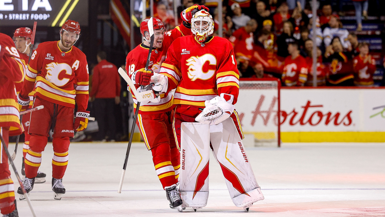Cooley stops 26, helps Flames recover for shootout win against Blues