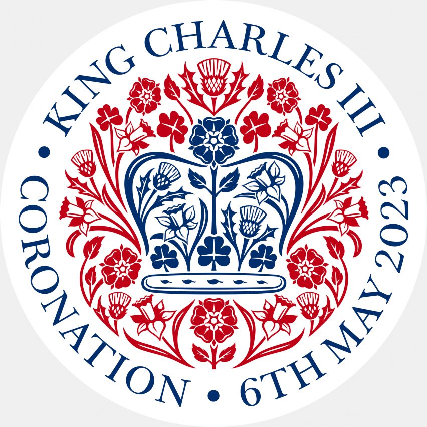 Coronation logo of King Charles III designed by Jony Ive