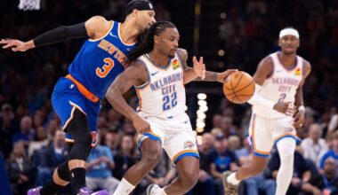 Thunder pull away late, hand Knicks second straight loss