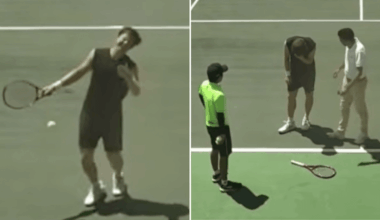 Tennis star Stefan Kozlov apologises to ball boy after controversial 'accident' at Morelia Open