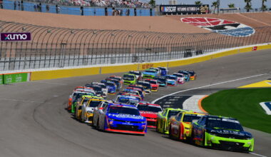 Kyle Larson uses bold restart to win NASCAR O'Reilly Series race at Las Vegas