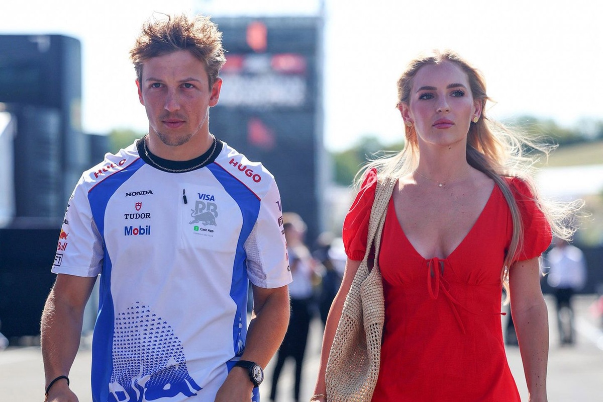 Liam Lawson's partner Hannah St John stuns fans with $350,000 F1 track diamond necklace