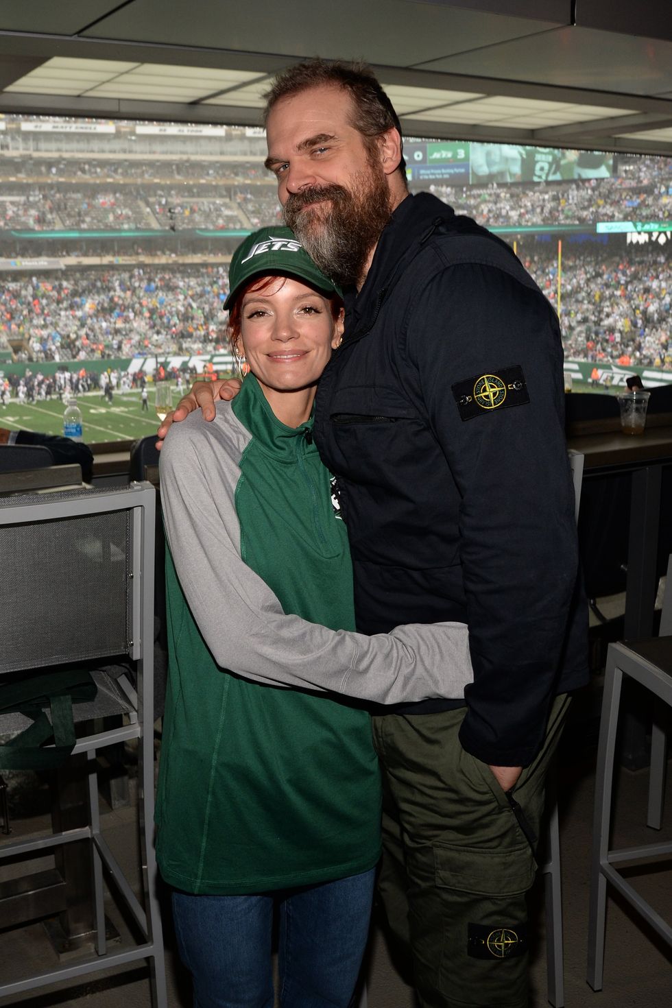 Lily Allen and David Harbour