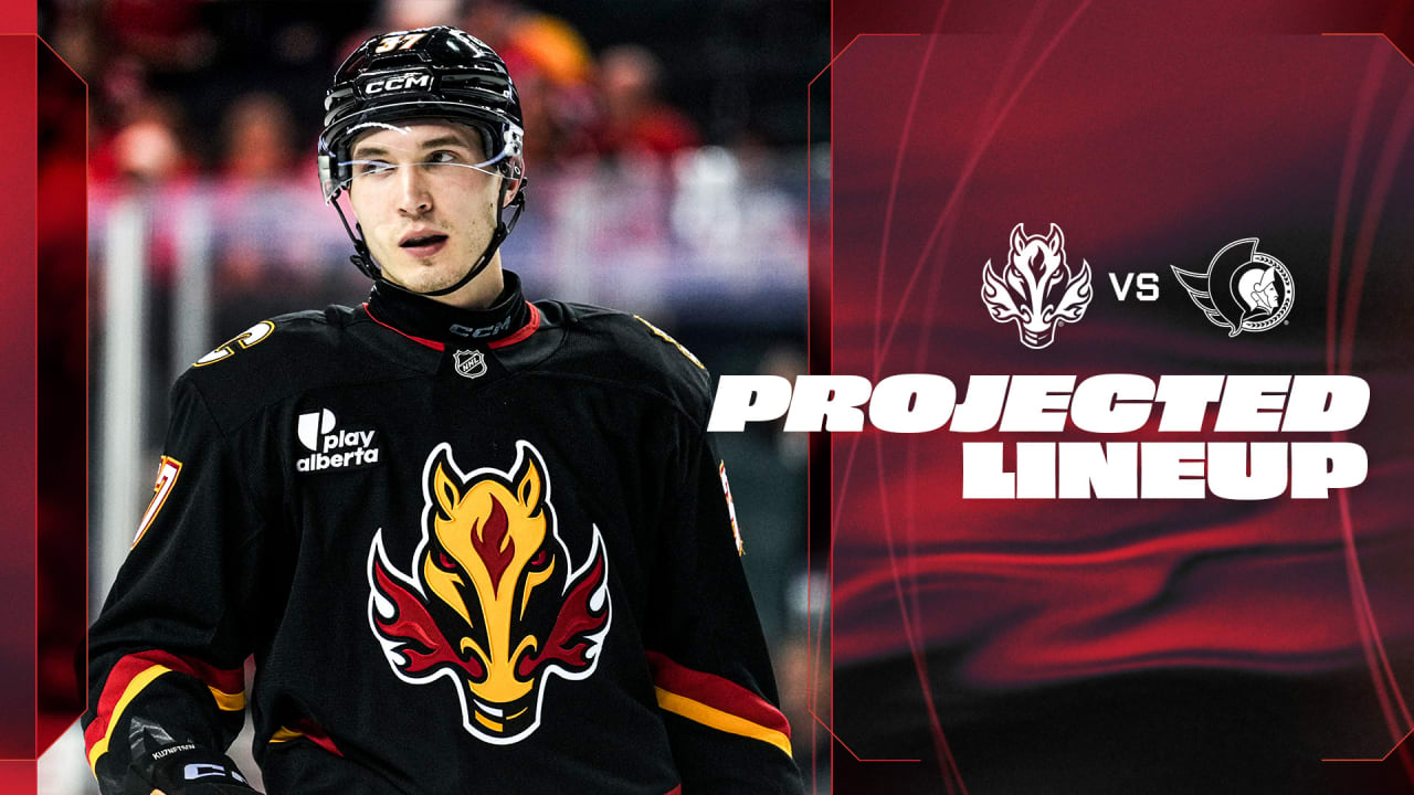 Projected Lineup - Flames vs. Senators