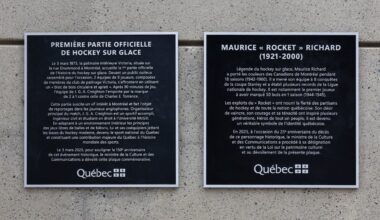 Plaques unveiled at the Bell Centre to commemorate hockey history