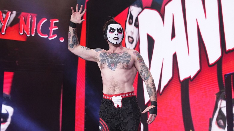 Danhausen waves to the crowd