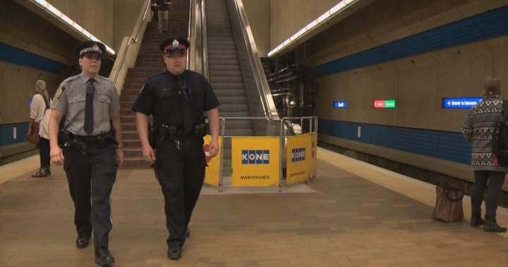 Man charged with trying to kill officers at Edmonton LRT station after robbery - Edmonton