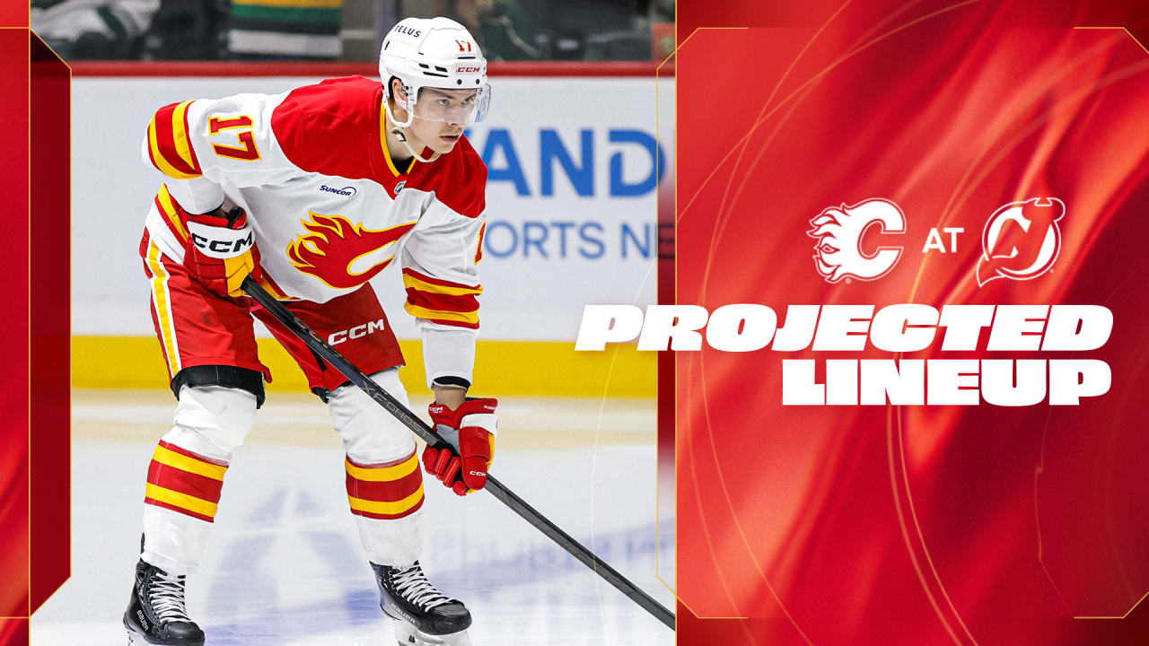 Projected Lineup - Flames @ Devils