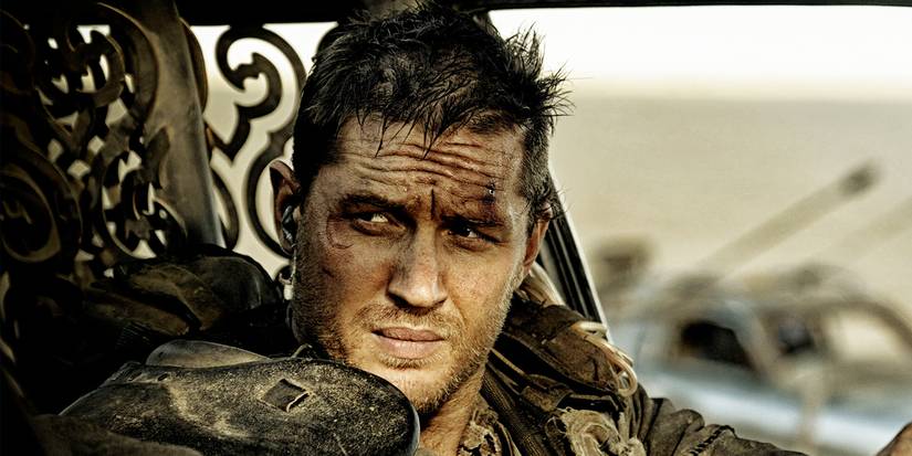 Tom Hardy driving in Mad Max: Fury Road
