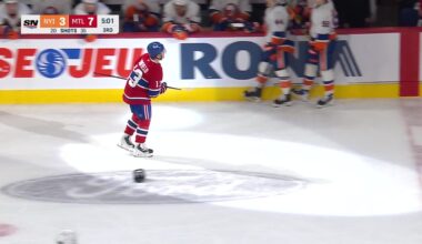 Caufield's third NHL hat trick