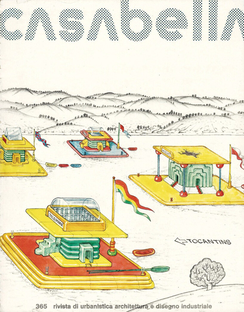 before memphis, ettore sottsass envisions a planet organized by moments of collective life