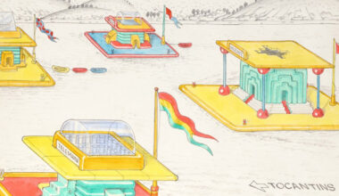 ettore sottsass envisions a planet organized as a festival