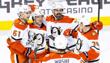 Granlund completes hat trick, lifts Ducks past Flames with buzzer-beater in OT