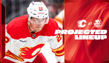 Projected Lineup - Flames @ Islanders