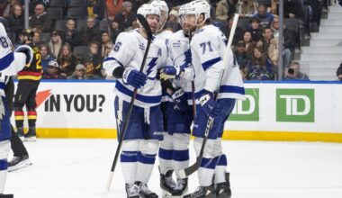 Kucherov has 3 points, Lightning power past Canucks