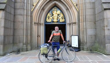 'I would encourage everybody to cycle to their local cathedral and just go and listen': meet the man on a mission to save choral music by bike